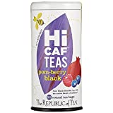The Republic of Tea - HiCAF Pom-Berry Black Tea, 50 Tea Bags, Pomegranate Blueberry | High Caffeine