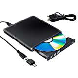 MuiSci External Blu Ray DVD Drive USB 3.0, Bluray Burner Reader BD CD DVD RW ROM for iMac PC MacOS Windows, Black