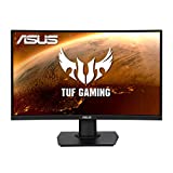 ASUS TUF Gaming 23.6' 1080P Curved Monitor (VG24VQE) - Full HD, 165Hz, 1ms, Extreme Low Motion Blur, Adaptive-Sync, FreeSync Premium, Shadow Boost, VESA Mountable, DisplayPort, HDMI