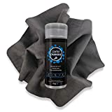 Flow Premium Swim Chamois Towel - Quick Dry Off Swimmers Shammy for Swimming, Diving, and Other Water Sports (Premium Gray)