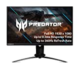 Acer Predator X25 bmiiprzx 24.5' FHD (1920 x 1080) Dual Drive IPS Gaming Monitor | NVIDIA G-SYNC | Up to 360Hz | Up to 0.3ms | 99% sRGB | 400nit | DisplayHDR 400 | Display Port 1.4 & 2 x HDMI 2.0