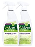 Biokleen Bac-Out Natural Bathroom Cleaner - 2 Pack - Enzyme Professional Strength, Enzymatic Cleaner for Bathroom, Eco-Friendly, Plant-Based, No Artificial Fragrance - Packaging May Vary