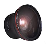 Tectra 55MM 0.43x Professional HD Wide Angle Lens (Macro Portion) for Nikon D3400, D5600 and Sony Alpha Cameras