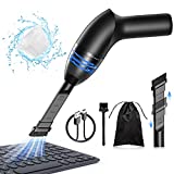 Mini Keyboard Vacuum Cleaner for Desk: with 4.3Kpa Suction Cordless Computer Vacuum for Car Cleaning Rechargeable Desk Vac for Dust, Crumbs, Pet Hairs, Carpet, Piano Sewing Machine