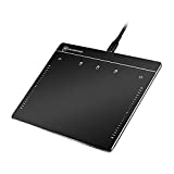 Keymecher Mano Max Oversized Wired Multi-Gesture Trackpad for Windows 7 and 10, USB Slim Touchpad Mouse for Computer, Notebook, PC and Laptop (Aluminum Black, Support Windows Precision Touchpad)