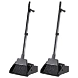 AmazonCommercial Lobby Dustpan with Broom set - 2-Pack