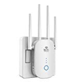 2022 Upgraded 1200Mbps WiFi Range Extender Signal Booster, Covers up to 5000Sq.ft and 35 Devices, 2.4 & 5GHz Dual Band WiFi Repeater with Ethernet/LAN Port
