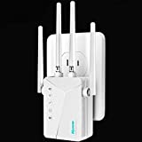 WiFi Extender - Newest 2022 Wireless Internet Signal Booster up to 5000sq.ft Coverag, Wi-Fi Booster and Signal Amplifier with Ethernet Port, 1-Key Setup, Connect up to 35 Devices