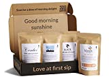 Bean Box Gourmet Coffee Sampler | Specialty Coffee Gift Basket | Coffee Gift Set | Coffee Gifts for Women and Men | Birthday Gifts for Her | Care Package | Whole Bean Coffee | 4 Piece Variety Set
