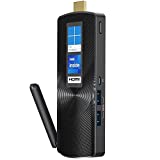MeLE PCG02 Fanless Mini PC Stick Computer J4125 8GB 128GB Windows 11 Pro 4K HDMI Portable Businiess Compute Stick for Media Industry IoT Office, Support Win10 PXE Bluetooth WiFi Gigabit Ethernet