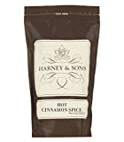Harney and Sons Hot Cinnamon Spice, Bag of 50 Sachets, Black Tea w/ Orange Pieces and Cloves