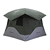 Gazelle T4 GT400GR Pop-Up Portable Camping Hub Tent, Easy Instant Set up in 90 Seconds, Alpine Green, 4-Person, 94' x 94' 4-Person Tent