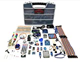 GAR Micro Starter Kit for Arduino Uno, Complete Advanced Set, 18 Sensors, WiFi, Bluetooth Modules, ESP32, ESP8266 Wireless for Robotics STEM Projects
