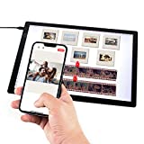 TCNEWCL Slide Viewer Light Pad for Negatives, Slides & Film, Ultra-Thin Light Box Scanner for Viewing Scanning Photos, USB Powered