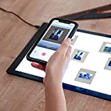 Photomyne Light Pad Backlight Hands-Free Ultra-Thin Ultimate Brightness for Supporting Photo Slides and Film Negative Scanning (Includes USB Adapter) - Black (Small)
