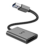 SD Card Reader, uni USB 3.0 to SD/Micro SD Card Adapter, Aluminum High Speed USB to External Memory Card Readers for SD, SDXC, SDHC, MMC, RS-MMC, Micro SDXC, MicroSD, Micro SDHC, and UHS-I Cards