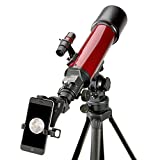 Carson Red Planet Series 25-56x80mm Refractor Telescope with Universal Smartphone Digiscoping Adapter (RP-200SP),Medium