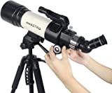 Portable 80mm Refractor Telescope for Travel - Professional Telescopes for Astronomy - Great Telescope for Viewing Planets, Star, Wildlife - Gift for Kids and Astronomy Beginners