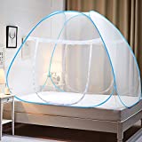 BLAIRYYU Pop-Up Mosquito Net Tent, Folding Design with Net Bottom for Twin to King Size Bed, 79 x71x59 inch Easy to Install for Baby Adult