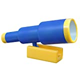 Jungle Gym Kingdom Playground Accessories - Blue Pirate Ship Telescope for Kids - Plastic Accressory for Outdoor Playhouse, Playset, Backyard Swing Set - Replacement Parts for Treehouse