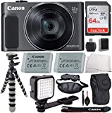 Canon PowerShot SX620 HS Digital Camera (Black) with Advanced Accessory Bundle - Includes: SanDisk Ultra 64GB Memory Card, Spare NB13L Battery & Much More (International Version)