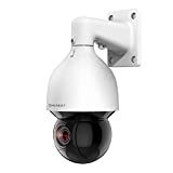 Amcrest 4MP Outdoor PTZ POE + IP Camera Pan Tilt Zoom (Optical 32x Motorized) UltraHD POE+ Camera Security Speed Dome, People and Vehicle Detection AI, 492ft Night Vision POE+ (802.3at) IP4M-1083EW-AI