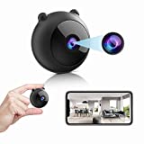 Mini Spy Camera 1080P Hidden Camera WiFi Hidden Camera Portable Small HD Nanny Cam with Night Vision and Motion Detection, App Remote Access - Indoor Covert Security Camera for Home