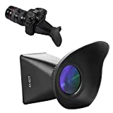 LCD Viewfinder,2.8X View Finder,LCD Screen Magnifying Viewfinder Magnifier Viewer,with Extender Hood,for Camera(V3)