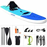 Zupapa Inflatable Stand Up Paddle Board 6' Thick 11 FT Kayak Convertible All Accessories Included…