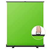 Neewer 148x180cm Green Screen Green Backdrop, Portable Collapsible Chromakey Background, Pull-up Style with Auto-Locking Frame, Solid Aluminium Base for Photo Video, Live Game, Tiktok Video