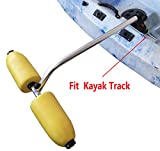 Brocraft Kayak Track Outriggers/Stabilizers System and Two Power Lock Rod Holder