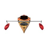 Bold Ivy Hydrodynamic Kayak Stabilizer/Kayak Outrigger Complete Set with Red Floats & 45' Bridge