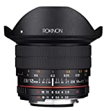 Rokinon 12mm F2.8 Ultra Wide Fisheye Lens for Canon EOS EF DSLR Cameras - Full Frame Compatible