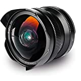 Brightin-Star 7.5mm F2.8 APS-C Manual Focus Ultra Wide-Angle Fisheye Mirrorless Camera Lens for Canon EF-M EOS M M2 M3 M5 M6 Mark II M10 M50 M100 M200