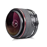 Meike 6.5mm f2.0 Ultra Wide Circular Fisheye Lens for Canon EOS-M Mirorrless Cameras M100 M10 M6 M5 M3 M2 M50 M6II M200