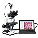 OMAX 40X-2500X Phase Contrast Trinocular LED Compound Microscope with 9MP Digital Camera