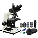 OMAX 40X-2500X LED Trinocular Compound Microscope with Phase Contrast Kit+Plan PH Objectives