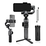 ZHIYUN Smooth 5 Professional 3-Axis Handheld Gimbal Stabilizer for iPhone 13 Pro Max Mini 12 11 XS X XR 8 7 6 Plus Smartphone Android Cell Phone Gimble w/ Face/Object Tracking Motion Time-Lapse POV