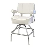 Springfield Marine Deluxe White Captains Seat and Stand Package