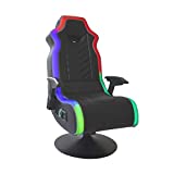 X Rocker 5152401 Zeta PC Chair 2.0 BT, 25.2' x 27.56' x 48.43', Black