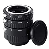 Mcoplus Extnp Auto Focus Macro Extension Tube Set (12mm 20mm 36mm) for Nikon AF AF-S DX FX SLR Cameras