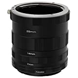 Fotodiox Macro Extension Tube Set Compatible with Canon EOS EF/EF-S Cameras for Extreme Macro Photography