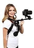 Cam Caddie® Scorpion EX Hands Free Shoulder Support Rig/Mount Compatible with Canon, Nikon, Sony, Panasonic/Lumix Style DSLR Camcorder or Video Camera Includes: iPhone + GoPro Mount