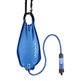 LifeStraw Flex Advanced Water Filter with Gravity Bag - Removes Lead, Bacteria, Parasites and Chemicals Blue, 1 gal