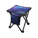 Camping Stool, Folding Chair 13.8 inch Portable Camp Stool for Camping Fishing Hiking Gardening and Beach, Camping Seat with Carry Bag