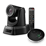 Conference Room Camera System with Bluetooth Microphone, TONGVEO 3X USB PTZ Video Camera Kit for Meeting Education Church Works with Microsoft Teams, Zoom, OBS, PC(Cam+ Mic)