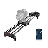GVM Motorized Camera Slider,31' Wireless Carbon Fiber Dolly Rail Camera Slider with APP Control, Motorized Time Lapse and Video Shot Follow Focus Shot and 120 Degree Panoramic Shooting