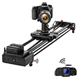 GVM Video Slider,Wireless Carbon Fiber Motor Camera Slider with Bluetooth Remote & Mobile App Control,31”/80cm Electronic Camera Slider Auto Loop Track System Shooting Equipped