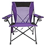 Kijaro Dual Lock Portable Camping and Sports Chair, Kawachi Purple