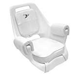 Wise 8WD007-3-710 Deluxe Pilot Chair with Cushions and Mounting Plate, White